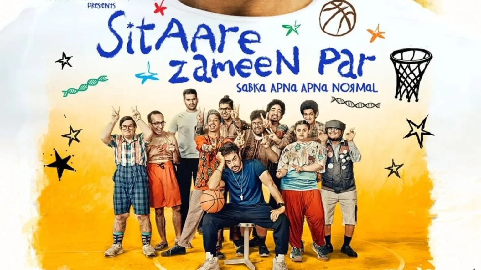 Sitaare Zameen Par poster. Used for Sitaare Zameen Par Review.