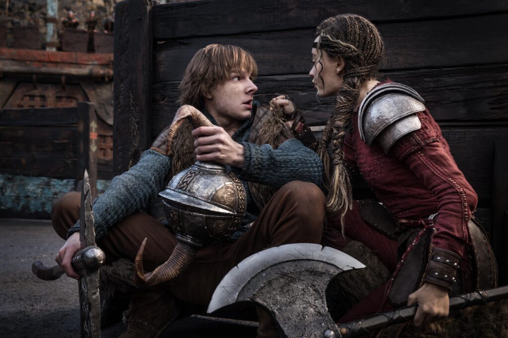 Hiccup and Astrid during training | Image credit: DreamWorks Animation & Universal Pictures