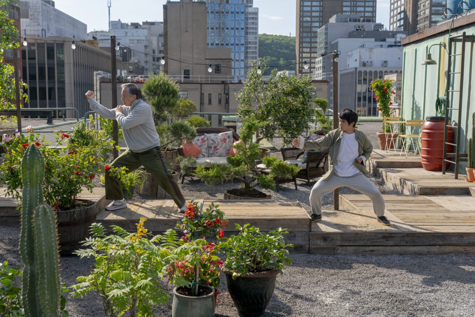 Mr Han trains Li in Karate kids legends