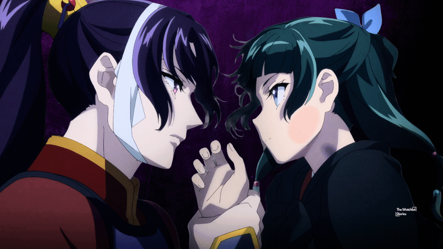 Jinshi and Maomao in an edited picture from the Apothecary diaries season 2 finale