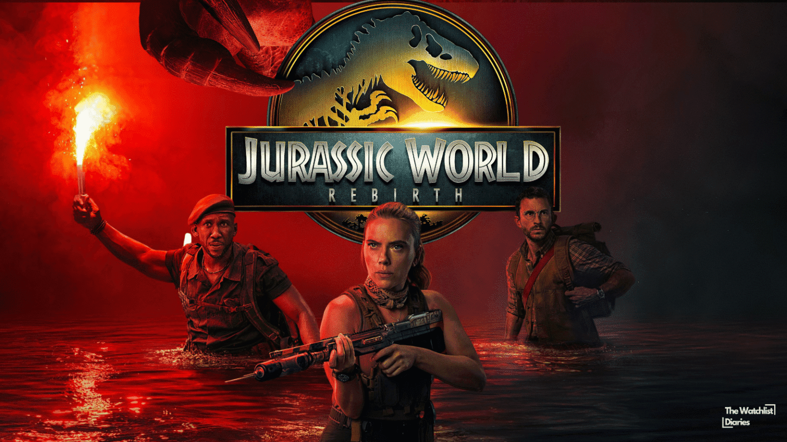 Edited promotional artwork for Jurassic World Rebirth. All visual rights belong to Universal Pictures, Amblin Entertainment, and the respective copyright holders. Used here under fair use for Jurassic World rebirth review and commentary purposes.