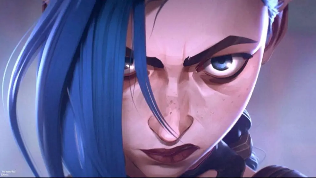Still of Jinx from Arcane. © Riot Games / Netflix