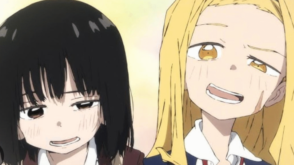 Still of Shizuka and Marina. © Taizan5/Shueisha, Takopi’s Original Sin Production Committee. Licensed by Medialink.