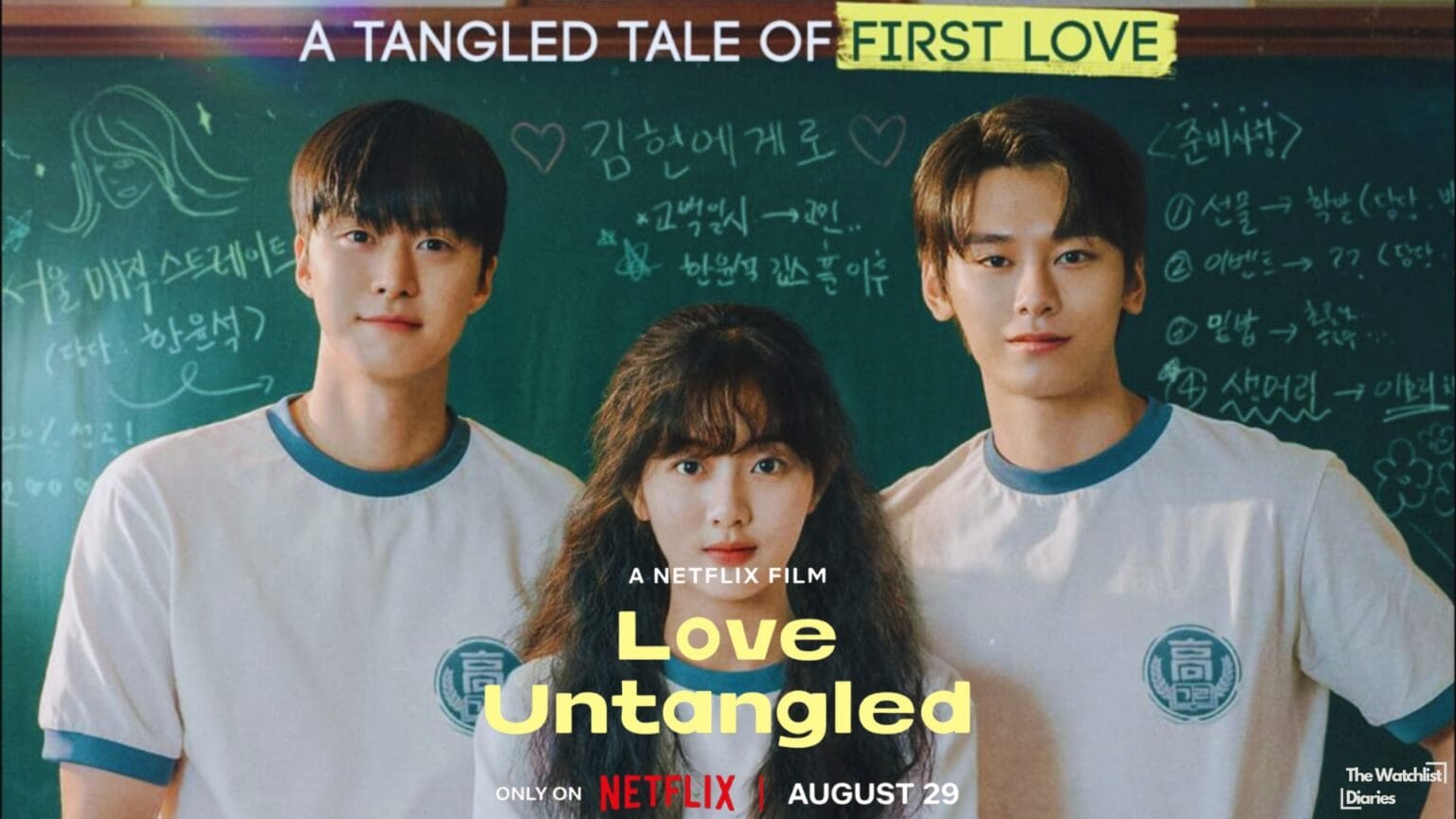 Love Untangled Review Image. Edited poster used here for review. A Sweet Korean Rom-Com Worth Streaming.