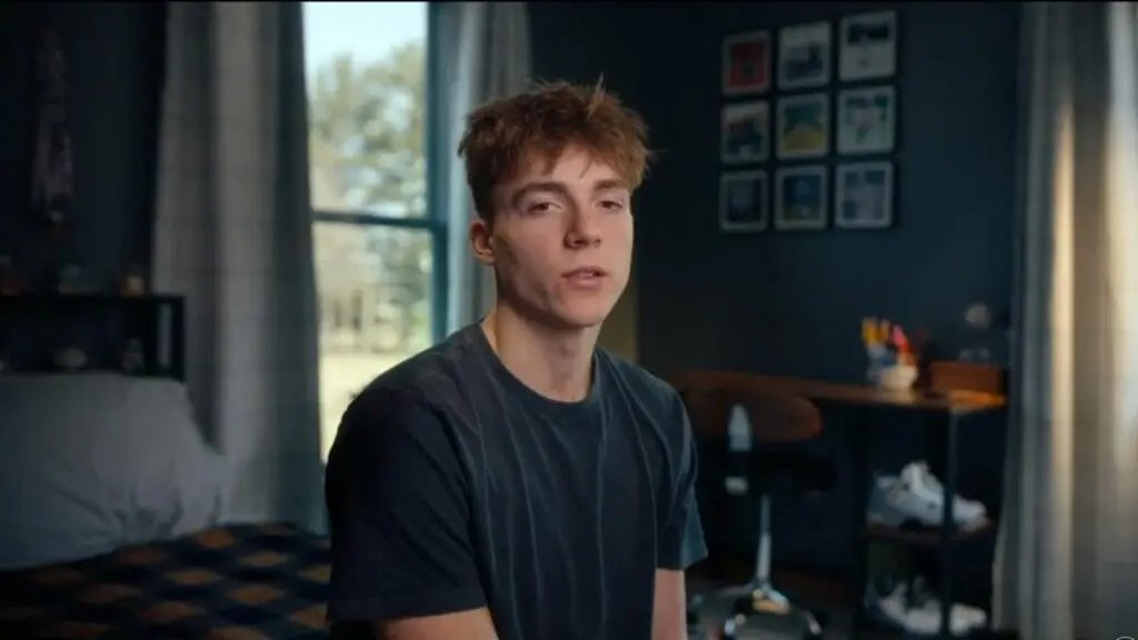 Still of Owen McKenny from Unknown Number. Image credit: Netflix