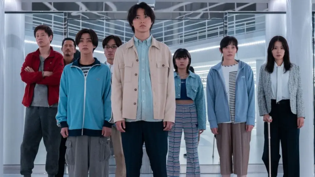 Arisu Group still from the zombie game. Image © Netflix / Robot Communications.