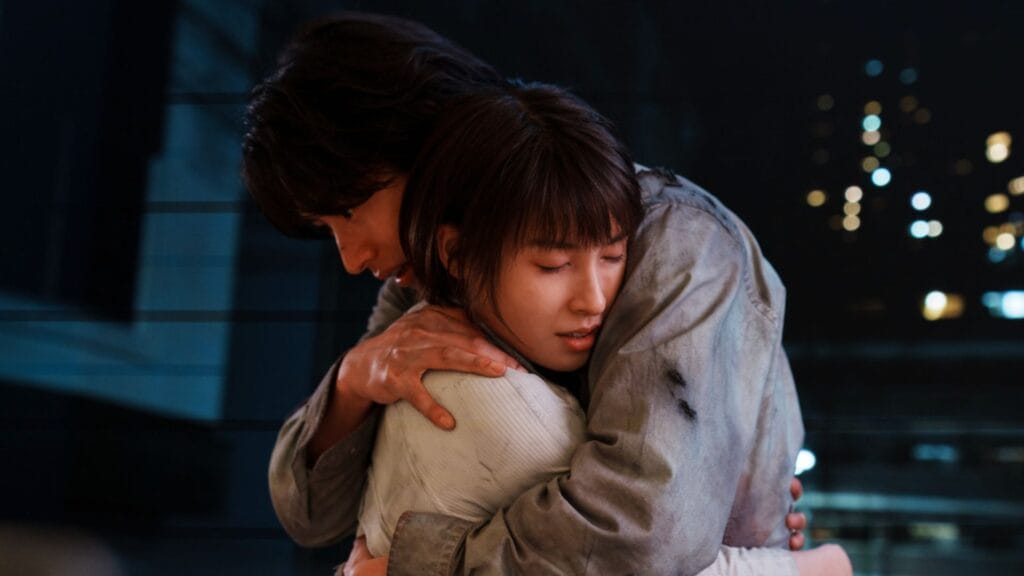 Kento Yamazaki as Arisu and Tao Tsuchiya as Usagi. Image © Netflix / Robot Communications.