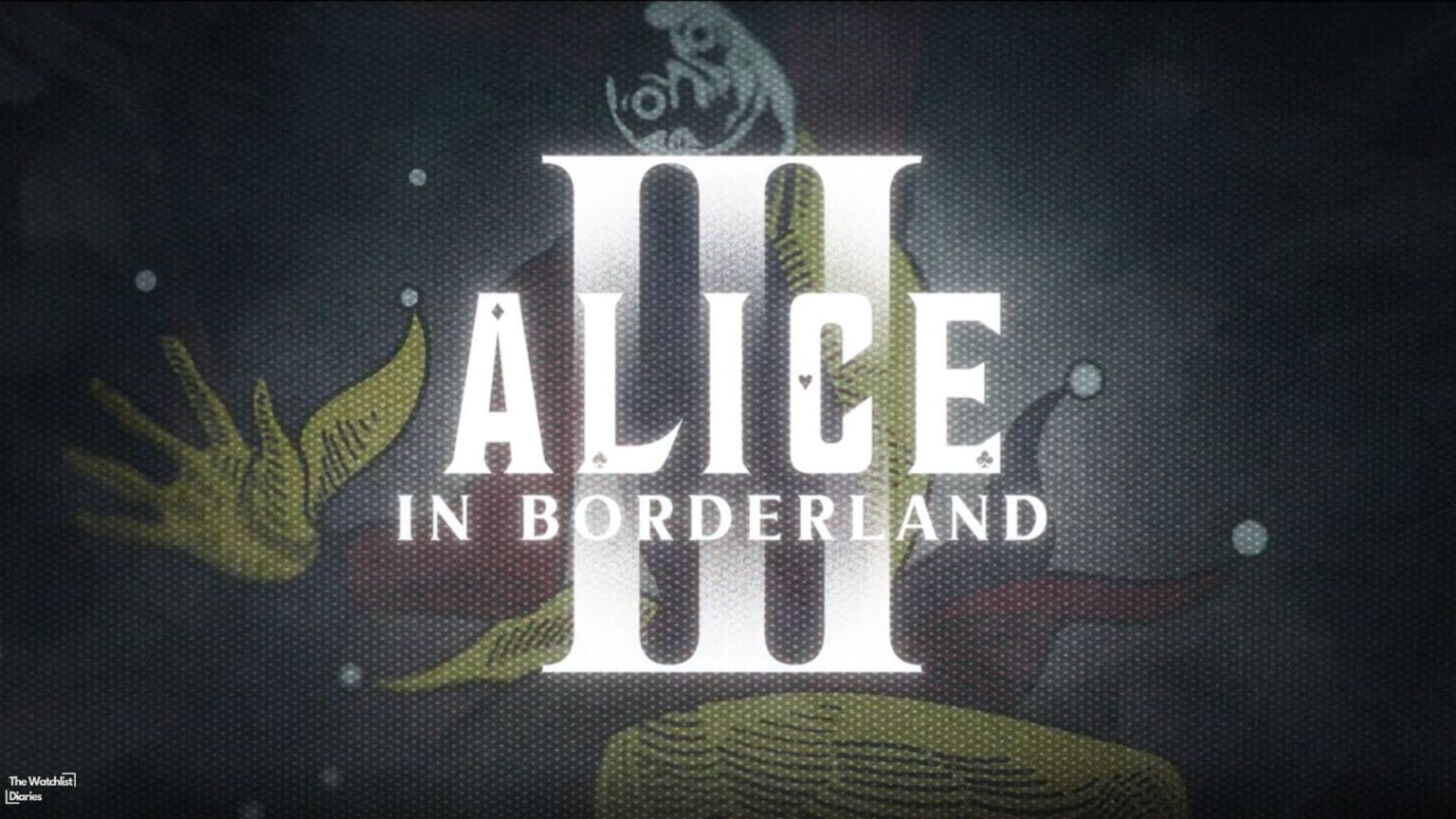Edited poster of Alice in Borderland S3 from the Netflix live-action series. Used here for AIB S3 review commentary.