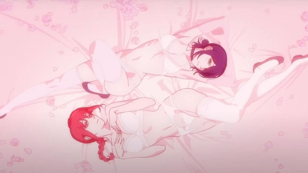 Denji dreams of Makima and Reze.