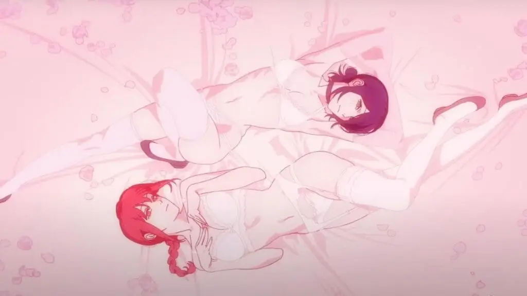 Denji dreams of Makima and Reze.