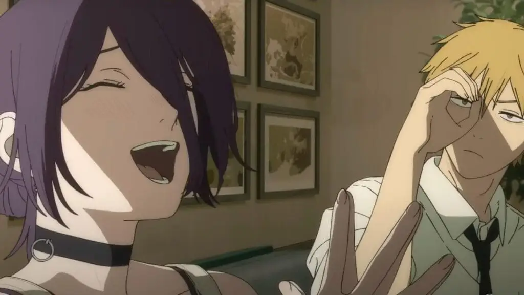 Reze and Denji. Image © MAPPA / Shueisha / Sony Pictures.