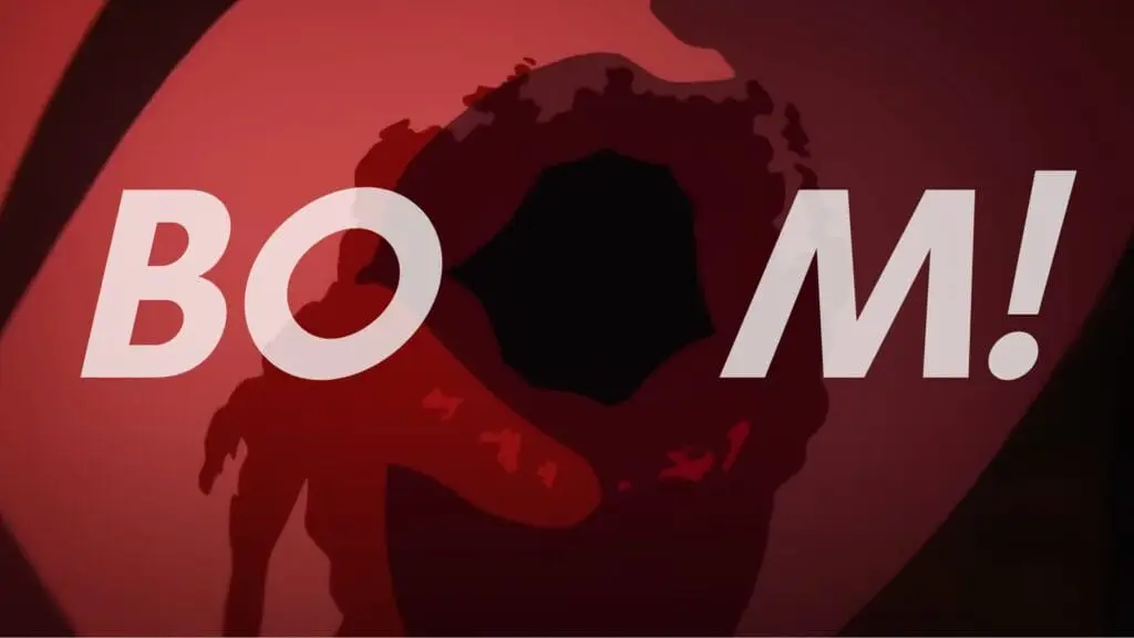 Edited image of Reze going Boom!