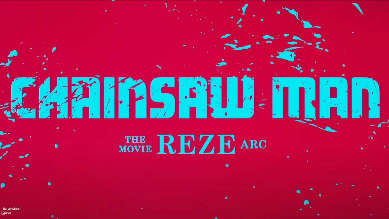 Chainsaw Man Movie: Reze Arc, edited poster used here for review purpose.