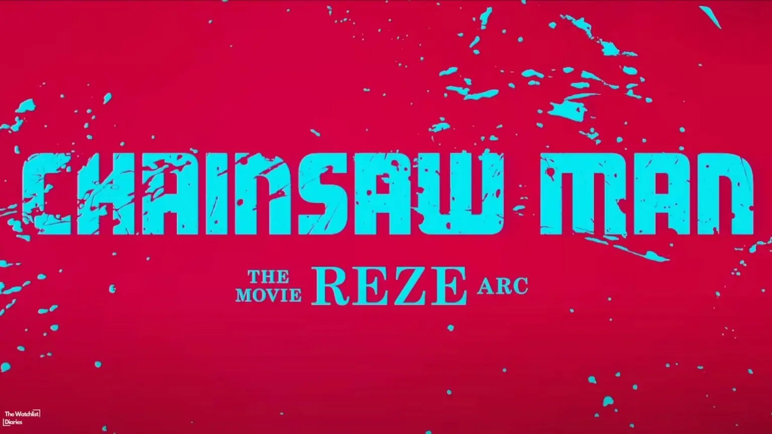 Chainsaw Man Movie: Reze Arc, edited poster used here for review purpose.