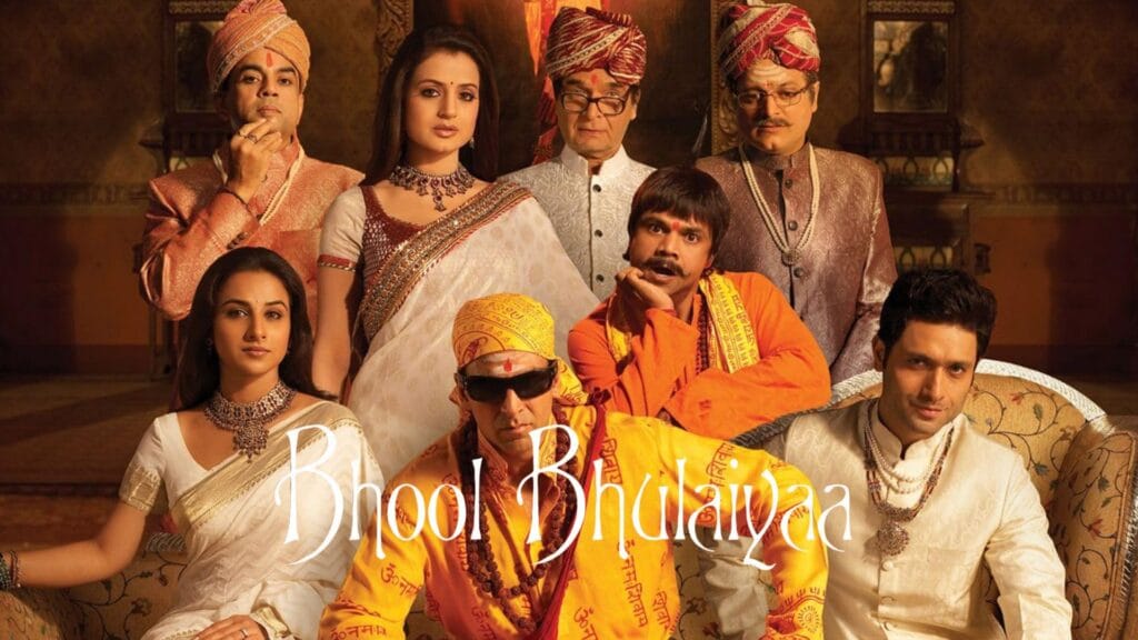 Still from Bhool Bhulaiyaa. Image © T-Series Films
