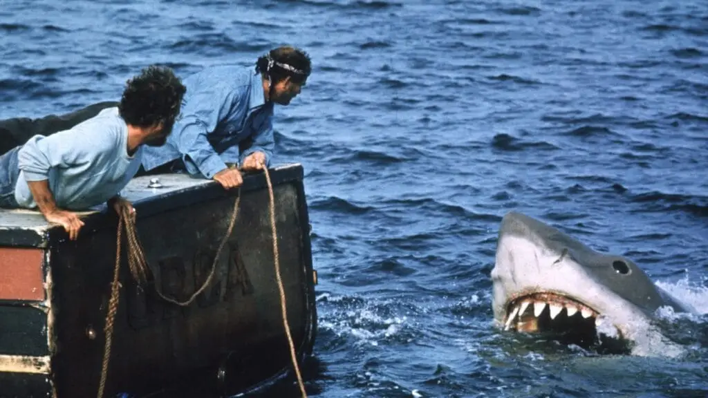 Still from Jaws. Image © Zanuck/Brown Company / Universal Pictures