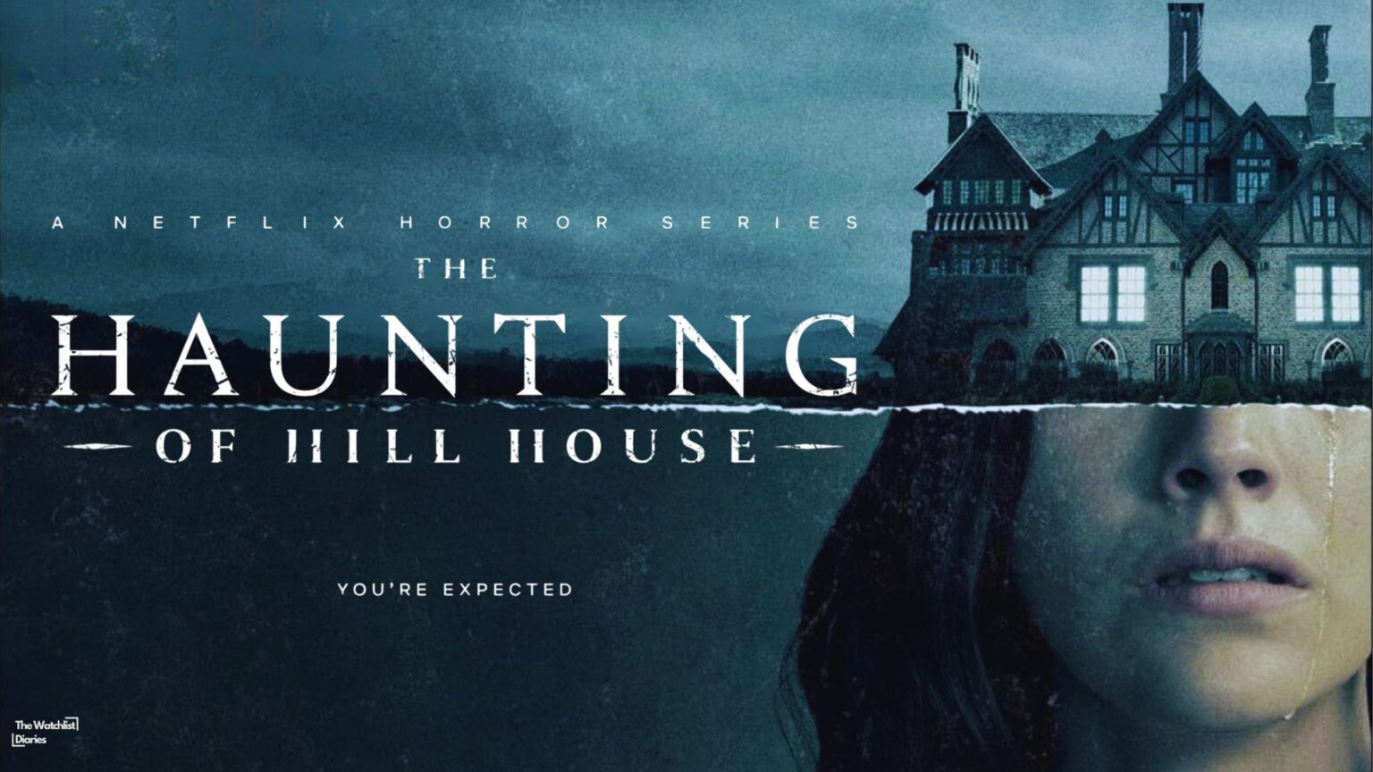 Edited poster of The Haunting of Hill House Netflix used here for the purpose of review/recommendations