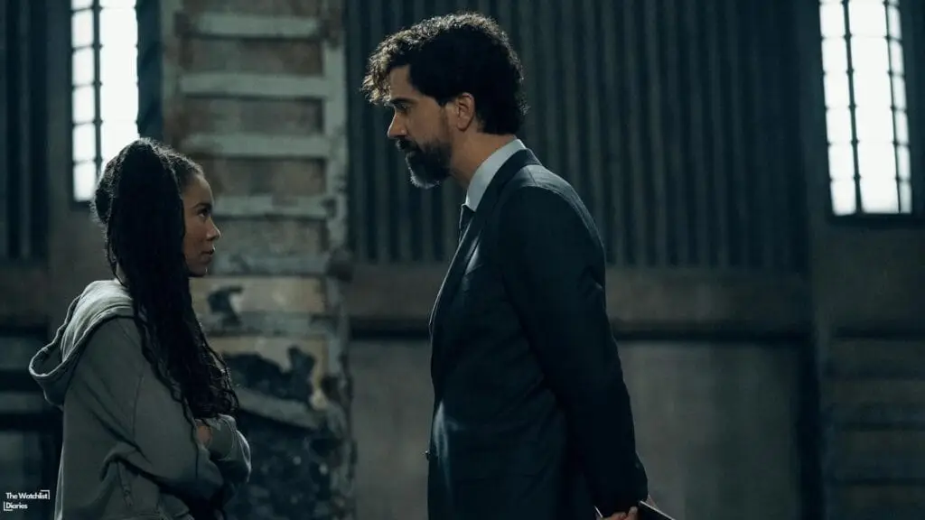 Edited Still of Cipher and Marie. Image © Sony Pictures Television, Amazon MGM Studios, et. al.