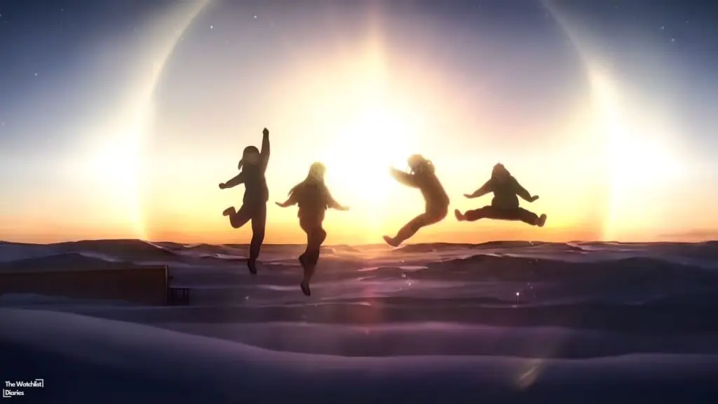 Edited Still from A Place Further than the Universe. Image © Madhouse, Yorimoi and A Place Further than the Universe production team