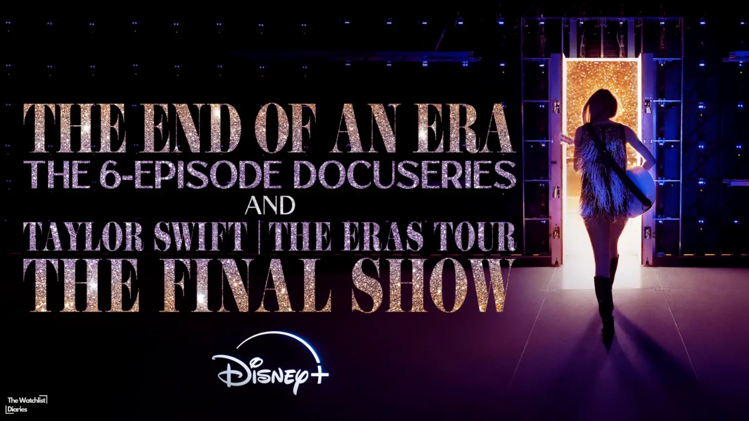 Taylor Swift: The End Of An Era edited poster. Used here for review. Image © OPC | Object & Animal | Taylor Swift Productions