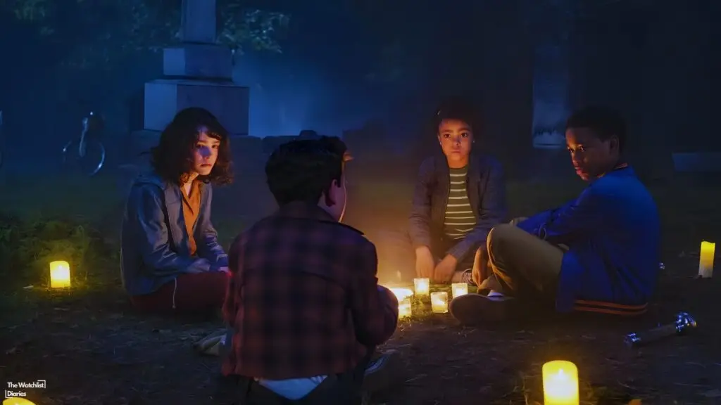 Edited still from IT: Welcome to Derry. Image © Warner Bros. Television and IT production team.