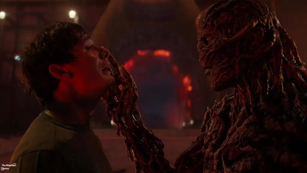 Edited Still of Will and Vecna. Image © Netflix.