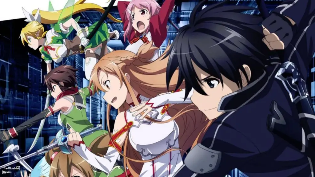 Edited Poster Of Sword Art Online. Image © Reki Kawahara | A-1 Pictures