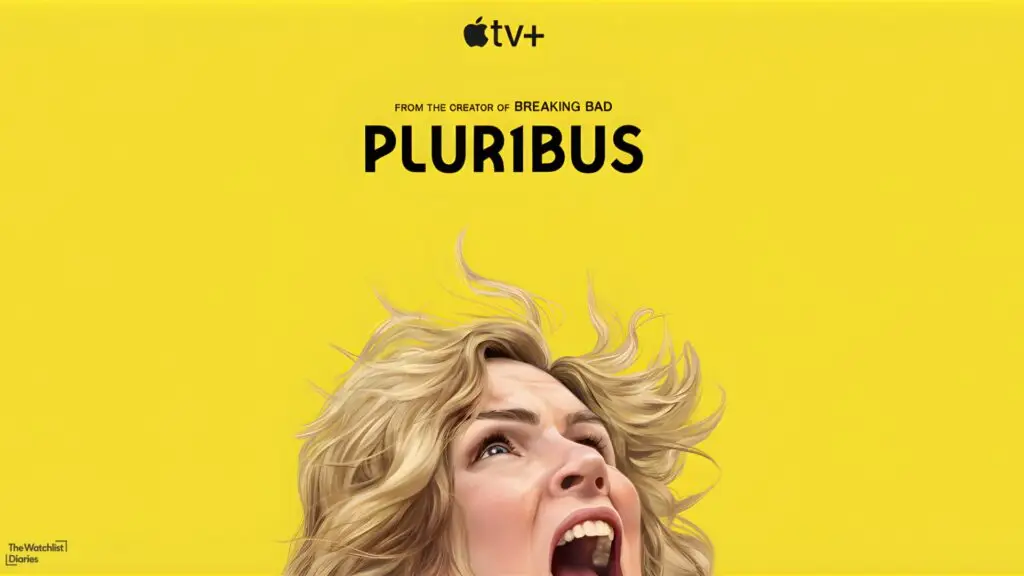 Edited Pluribus Poster. Used here for Pluribus 2025 review. Image © High Bridge Productions | Bristol Circle Entertainment | Sony Pictures Television | Apple TV