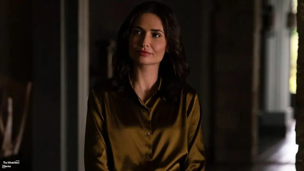 Edited still of Karolina Wydra as Hive controlled Zosia. Image © High Bridge Productions | Bristol Circle Entertainment | Sony Pictures Television | Apple TV+