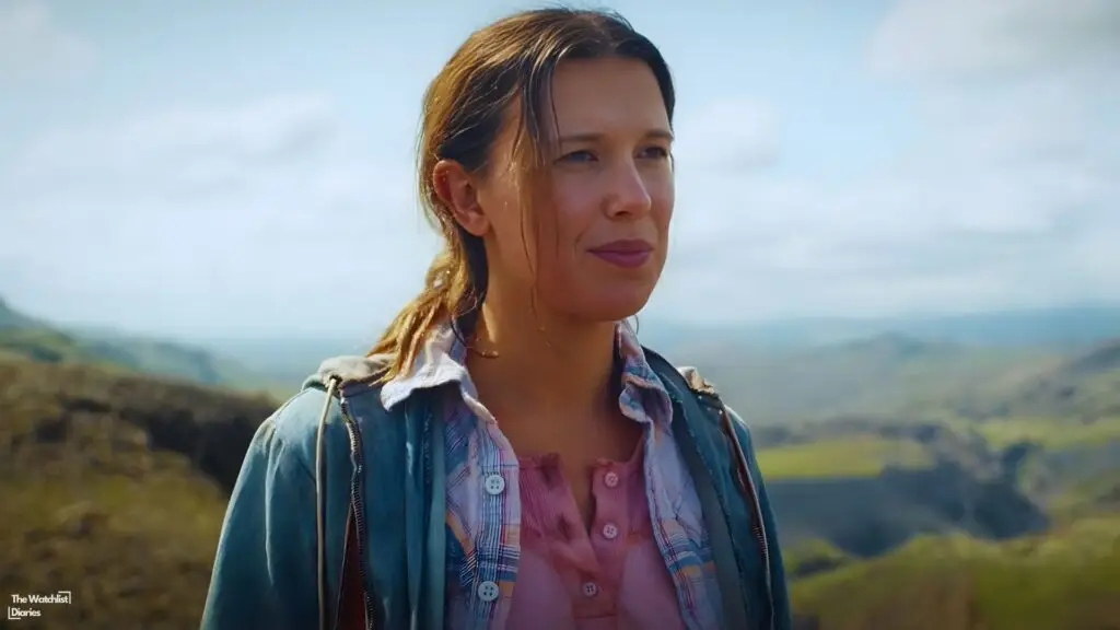 Edited still of El's fate in Stranger Things Finale. Image © Netflix.