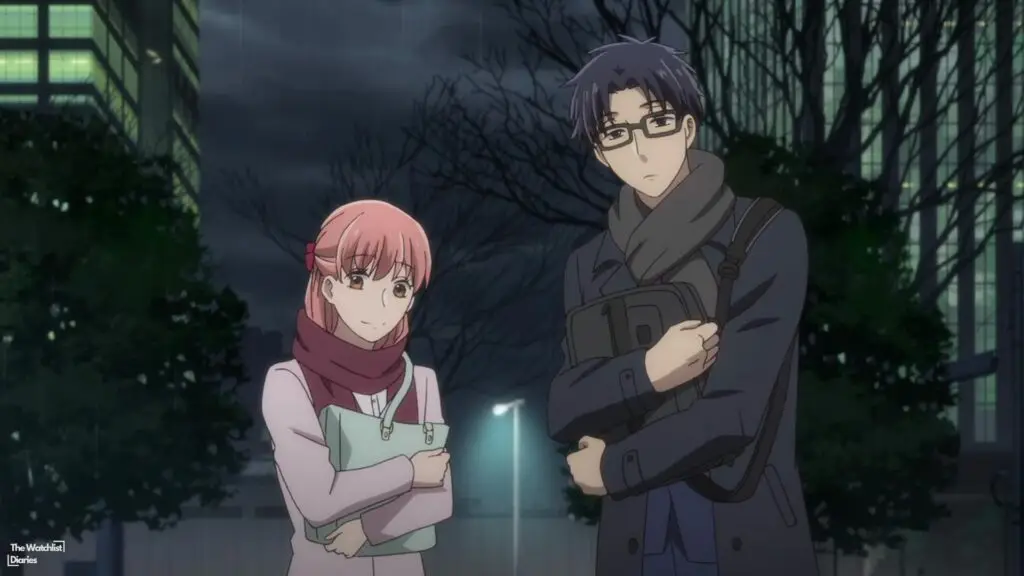 Edited Still from Wotakoi: Love Is Hard for Otaku. Image © A-1 Pictures