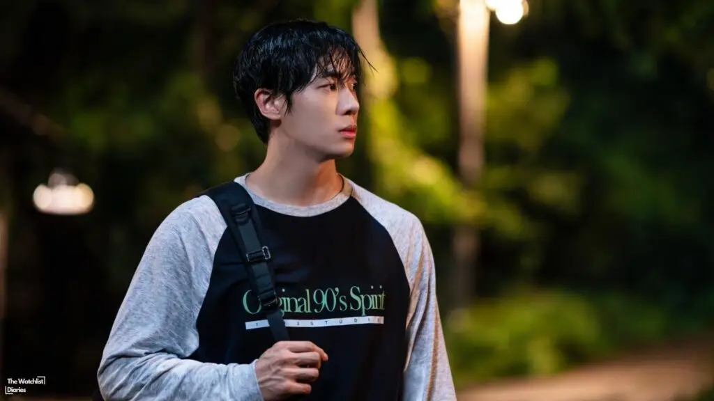 Edited still of Choo Young-woo as Kim Jae-won. Image © Blue Fire Studio | Red Ice Entertainment | O'FAN House | Kadokawa