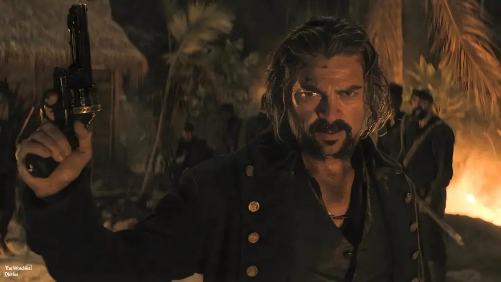 Edited Still of Karl Urban in The Bluff (2026). Image Courtesy - Prime Videos