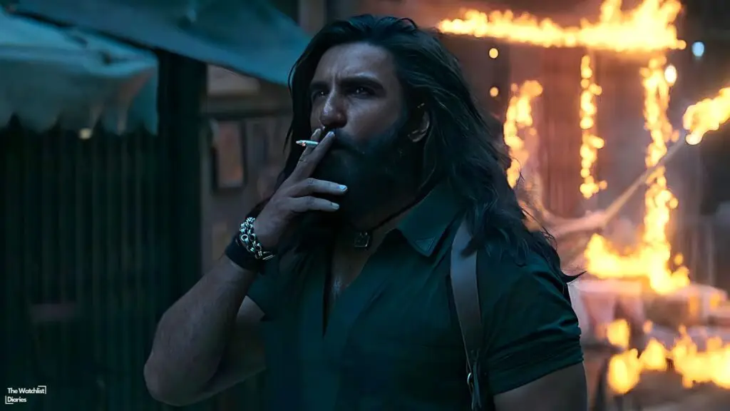 Edited Still of Ranveer Singh in Dhurandhar The Revenge. Image © Jio Studios