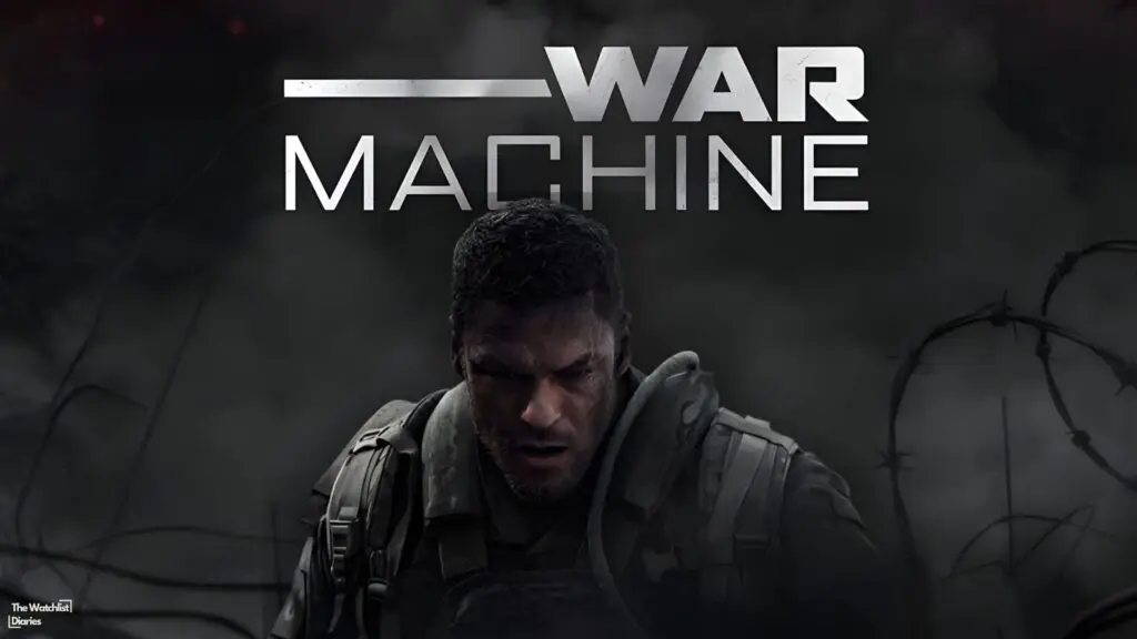 Edited Poster of War Machine 2026. Image used here for War Machine Review. Image © Netflix