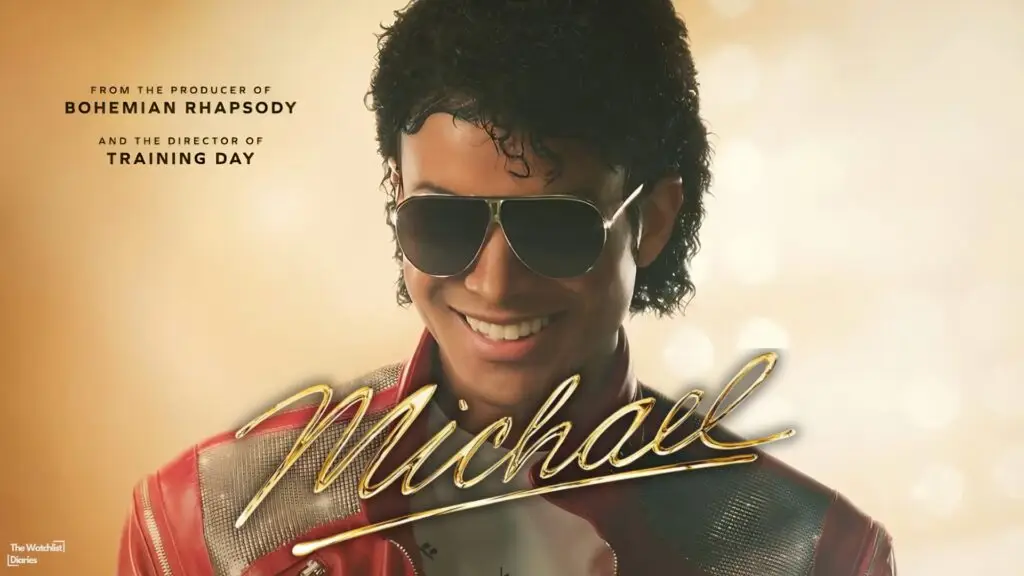 Edited Poster of Michael (2026). Used here for Michael (2026) review. Image © Lionsgate | GK Films | Optimum Productions