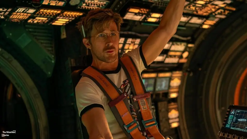 Edited still of Ryan Gosling as Ryland Grace. Image © Amazon MGM Studios | Sony Pictures