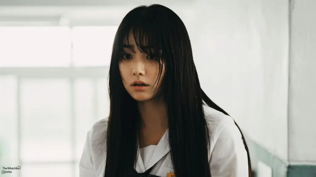 Edited still of Kang Mi-na in If Wishes Could Kill (2026). Image © Netflix