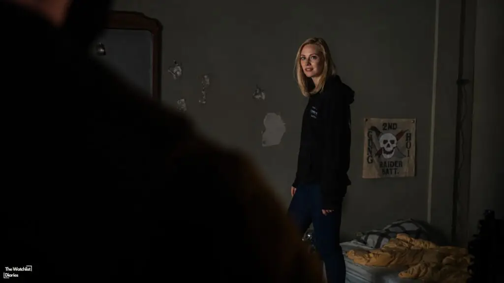 Edited still of Deborah Ann Woll as Karen Page in The Punisher: One Last Kill (2026). Image © Marvel Television | Disney+