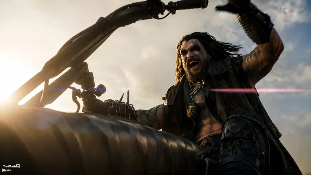 Jason Momoa as Lobo in Supergirl (2026). Image © Warner Bros. Pictures | DC Studios