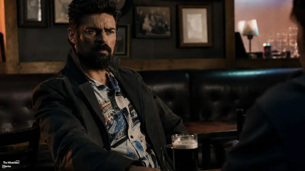 Karl Urban in The Boys. Image © Prime Video.