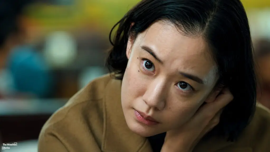 Edited still of Yū Aoi in Human Vapor (2026). Image © Netflix.
