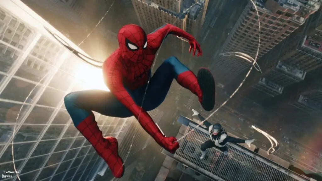 Edited still of Tom Holland in Spider-Man: Brand New Day (2026). Image © Columbia Pictures | Marvel Studios | Pascal Pictures
