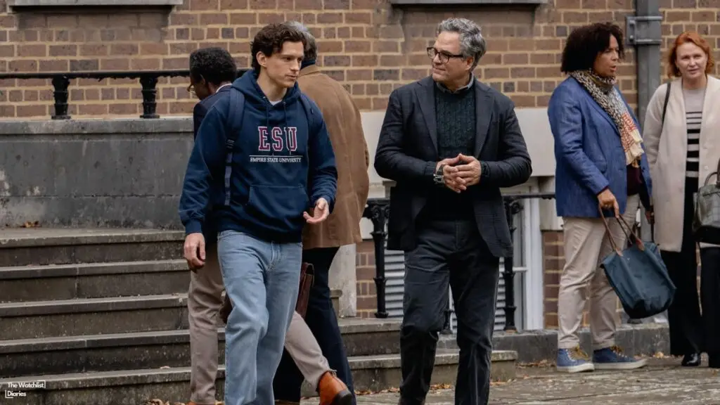 Edited still of Mark Ruffalo and Tom Holland in Spider-Man: Brand New Day (2026). Image © Columbia Pictures | Marvel Studios | Pascal Pictures