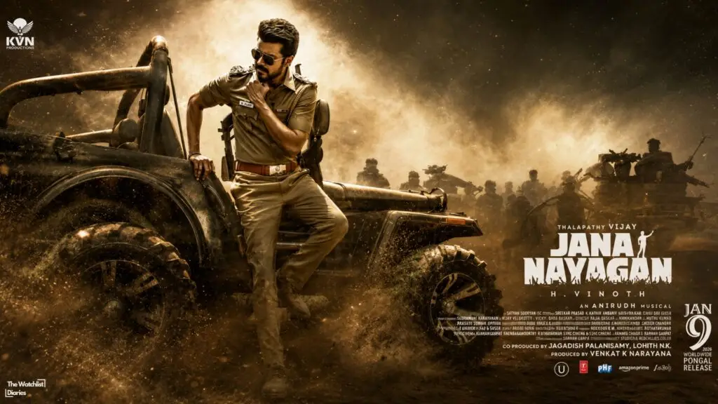 Edited poster of Jana Nayagan ft. Joseph Vijay. Image © KVN Productions